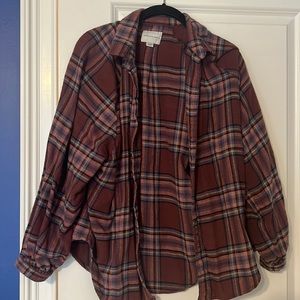 American Eagle flannel size small